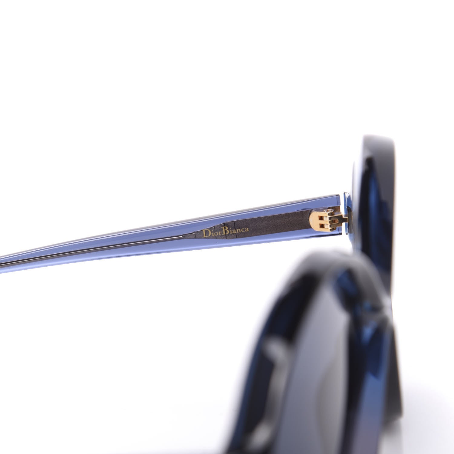 Christian Dior Acetate Bianca Sunglasses Blue 6 of 8