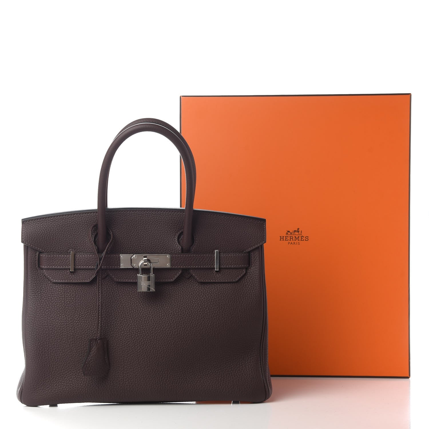 Hermes Togo Birkin 30 Chocolate 11 of 11