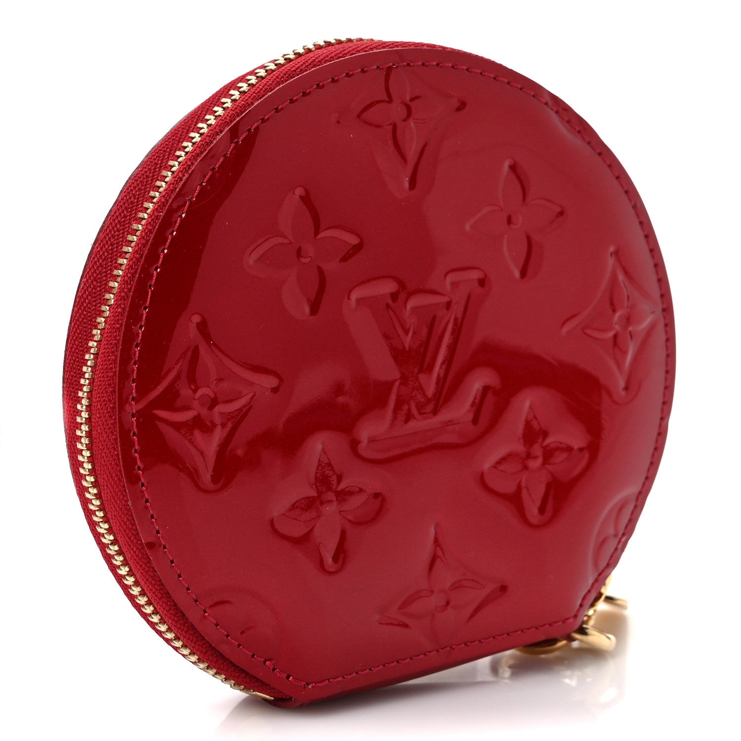 Louis Vuitton Vernis Animania Lapin Bunny Round Coin Purse Pomme D'Amour 3 of 7