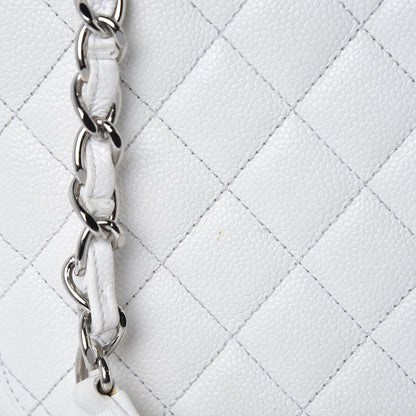 Chanel Caviar Quilted Grand Shopping Tote GST White 13 of 24