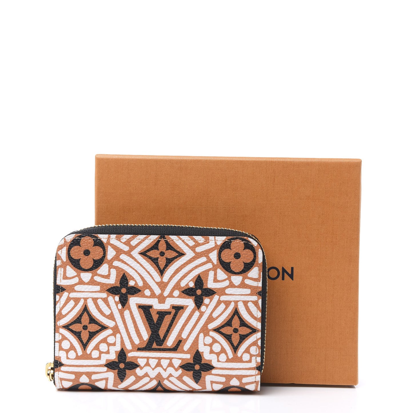 Monogram Giant Crafty Zippy Coin Purse Creme Caramel