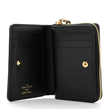 Louis Vuitton Lambskin Embossed Monogram Lou Coussin Wallet Black 5 of 7