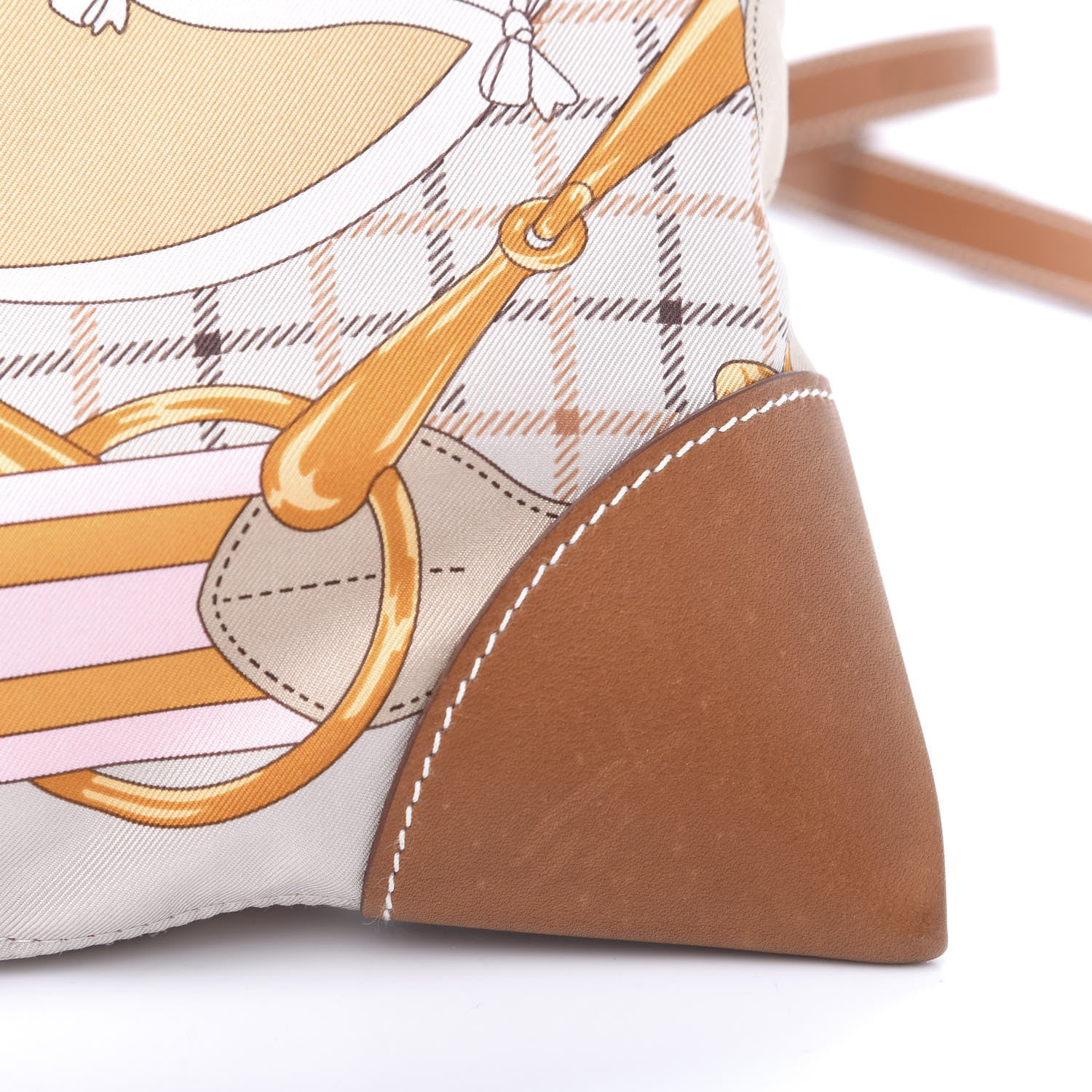 Hermes Silk Barenia Calfskin Tatersale SilkyCity 33 PM Bag Fauve 14 of 16