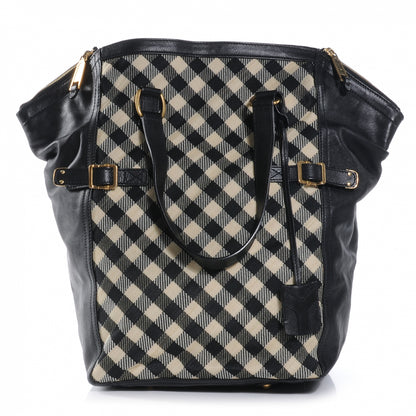 Saint Laurent Leather Vichy Large Downtown Black 1 of 8