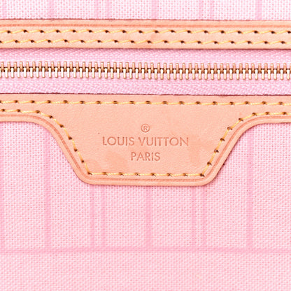 Louis Vuitton Damier Azur Neo Neverfull GM Rose Ballerine 8 of 9
