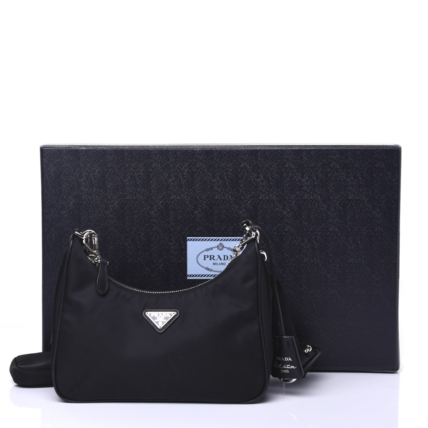 Nylon Re-Edition 2005 Shoulder Bag Black