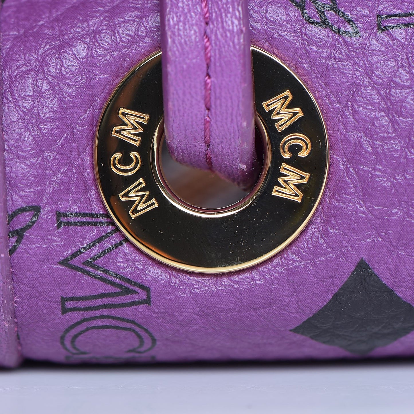 Visetos Medium Project Reversible Shopper Tote Purple