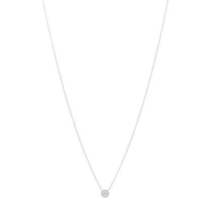 Tiffany Platinum Diamond Soleste Pendant Necklace 1 of 5