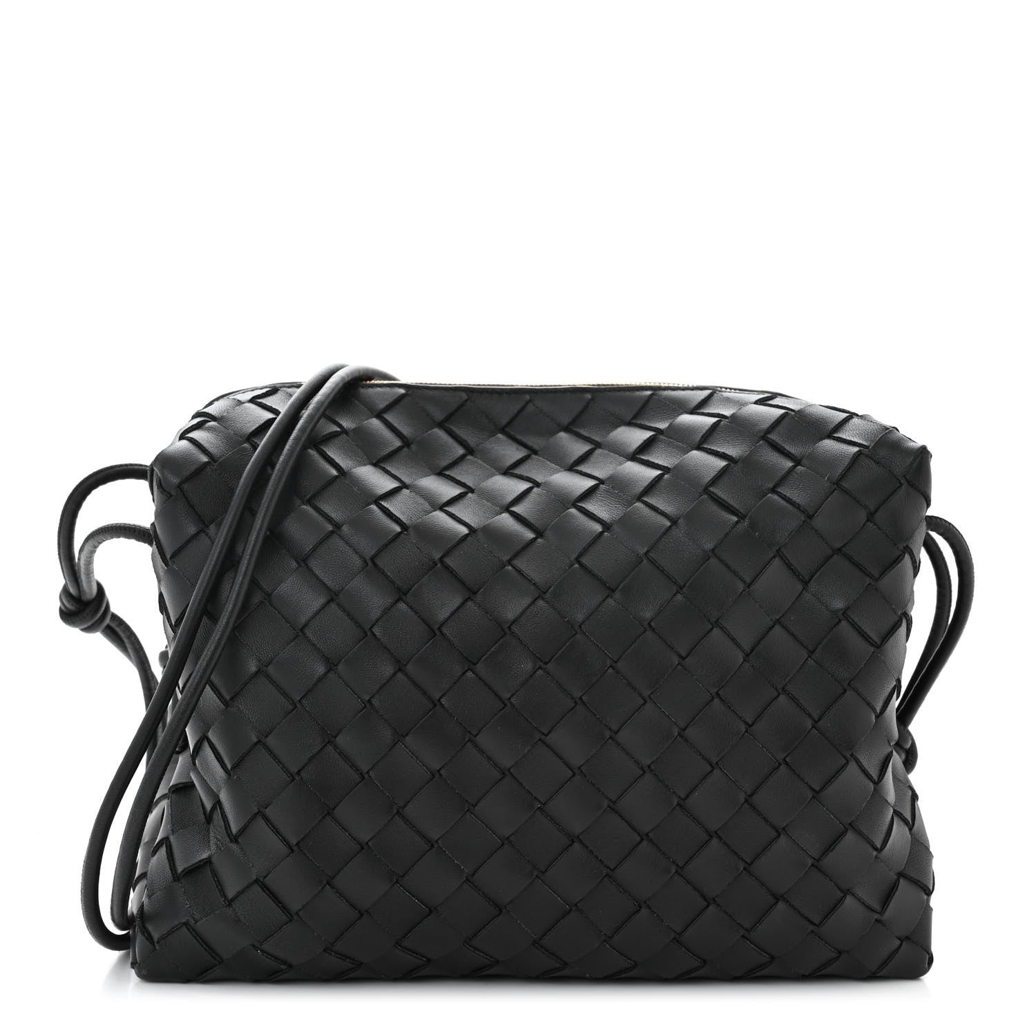 Bottega Veneta Nappa Intrecciato Medium Loop Camera Bag Black 1 of 9
