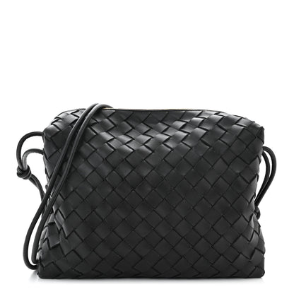Bottega Veneta Nappa Intrecciato Medium Loop Camera Bag Black 1 of 9