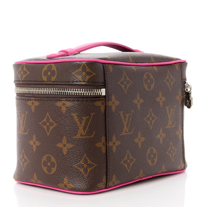 Louis Vuitton Monogram Macassar Nice Mini Fuchsia 3 of 11