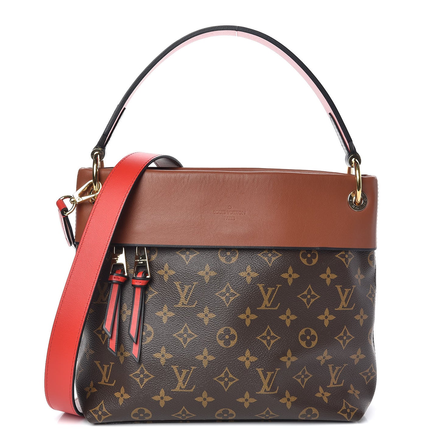 Monogram Tuileries Besace Caramel Rouge