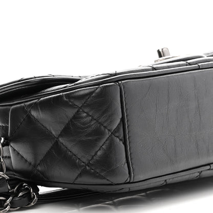Chanel Aged Calfskin Quilted Small Easy Flap Black 8 of 9