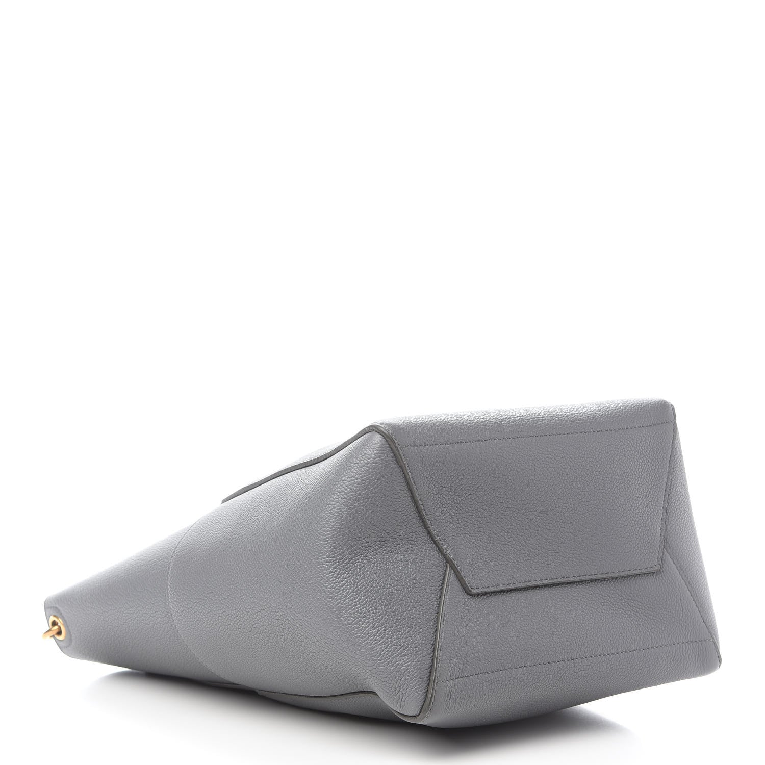 Celine Soft Grained Calfskin Sangle Bucket Bag Grey 4 of 11