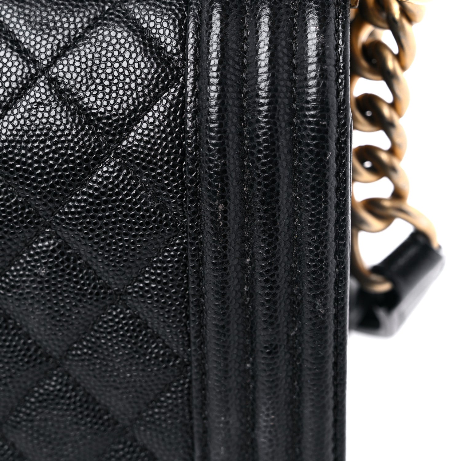 Chanel Caviar Quilted Medium Boy Flap Black 16 of 18