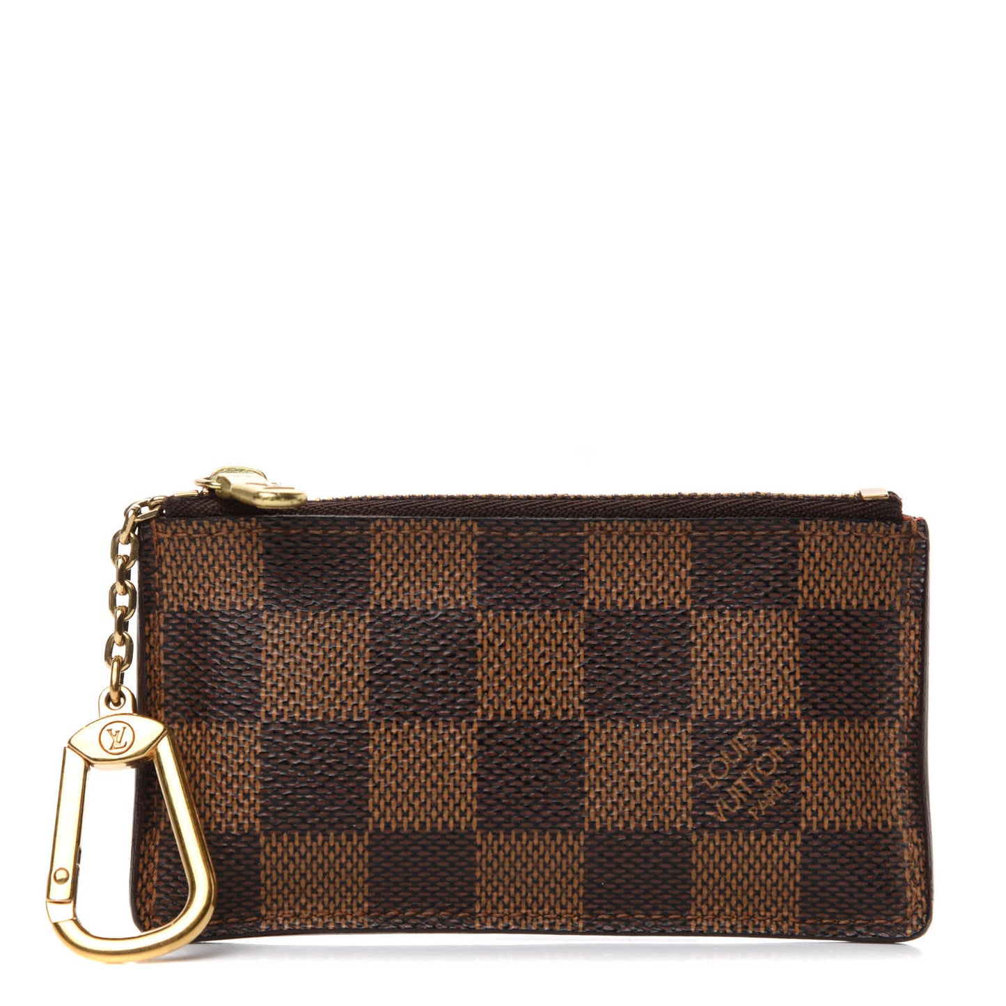 Damier Ebene Zip Key Holder