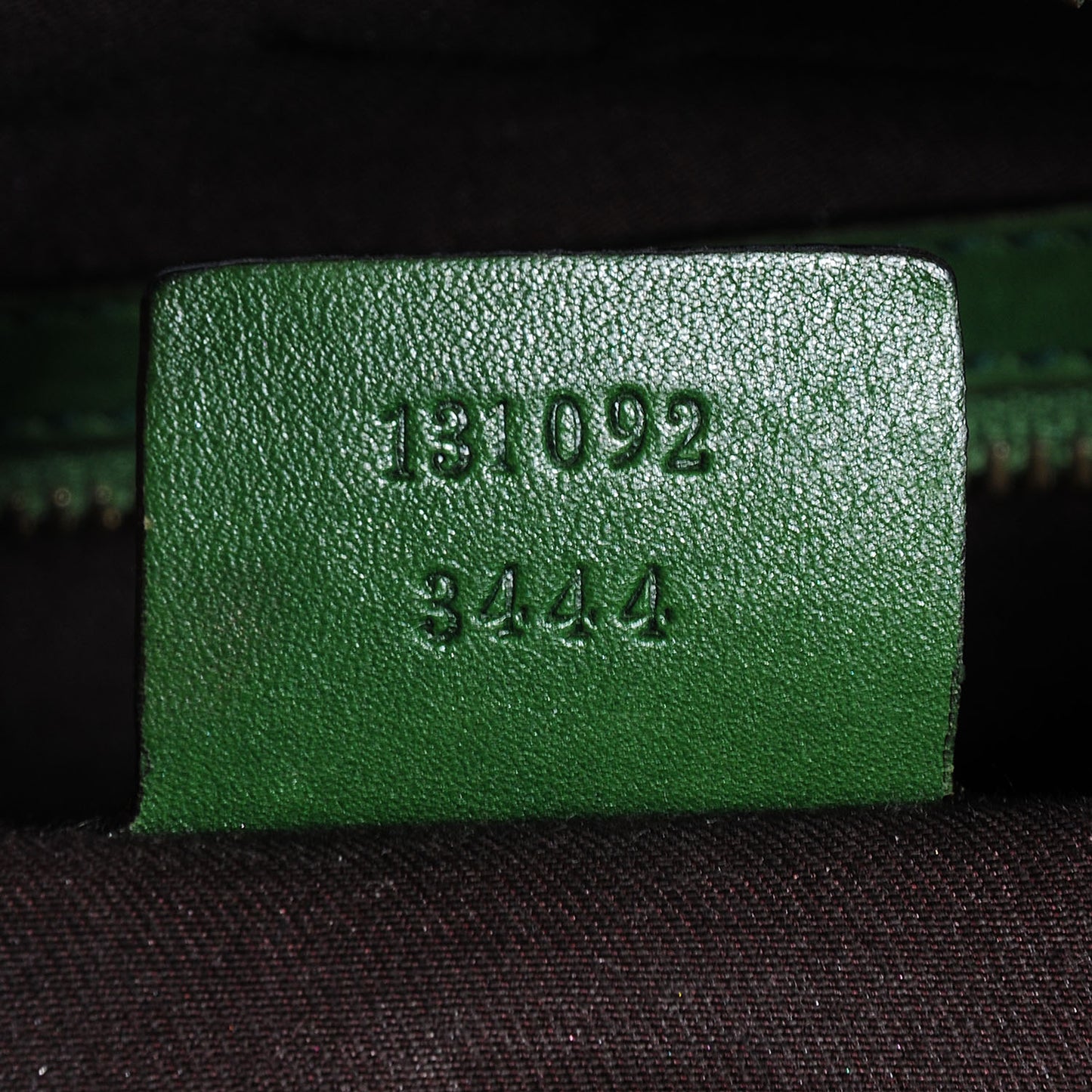 Leather Large Horsebit Chain Bag Green