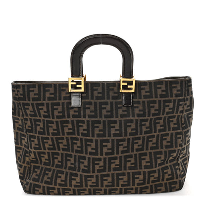 Fendi Zucchino Tote Tobacco 1 of 10