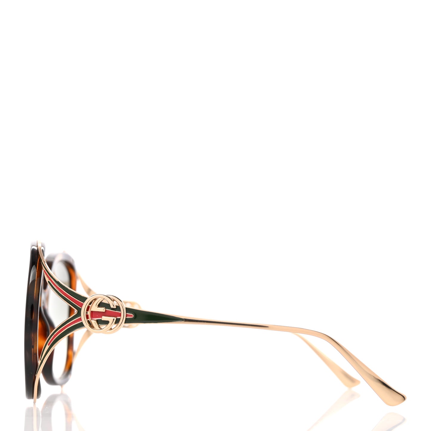 Acetate Round Frame Injected GG0226SK Sunglasses Tortoise
