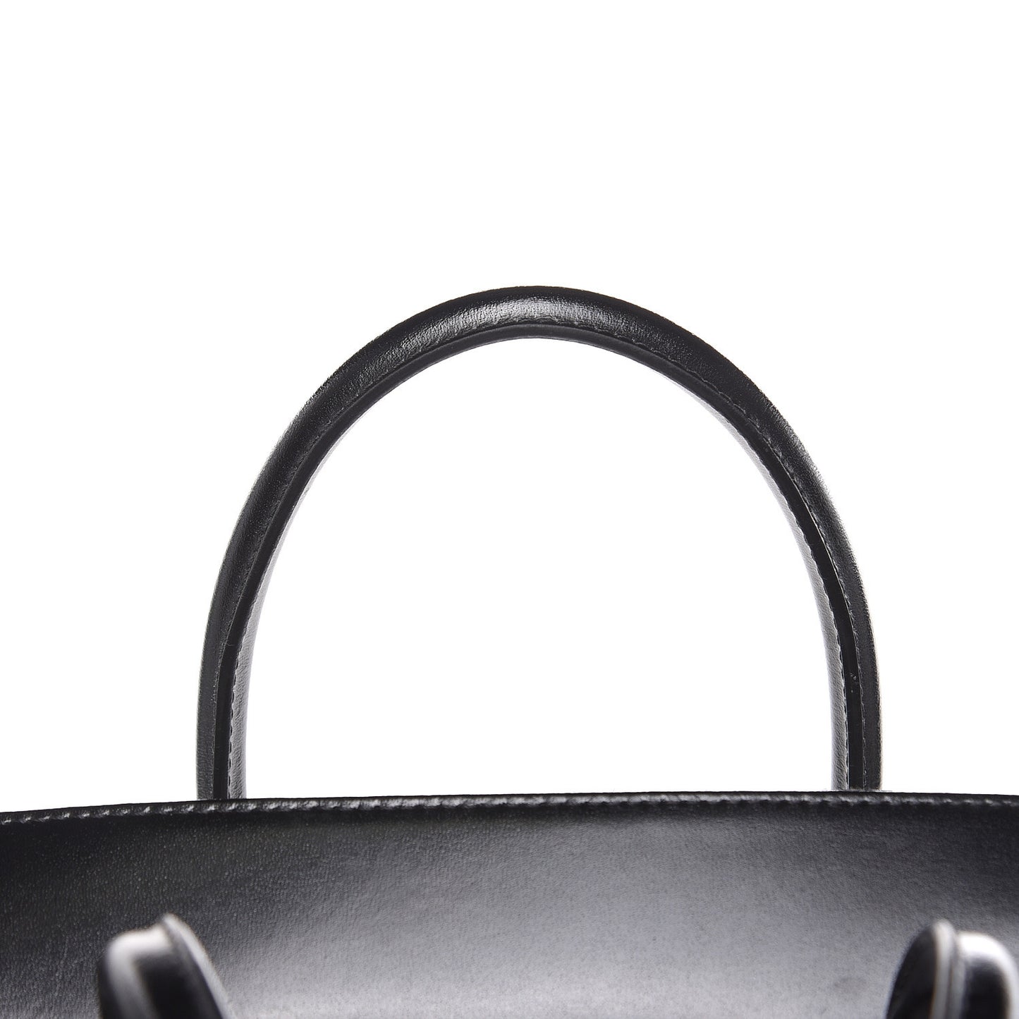Shiny Lord Calfskin Medium Antigona Black