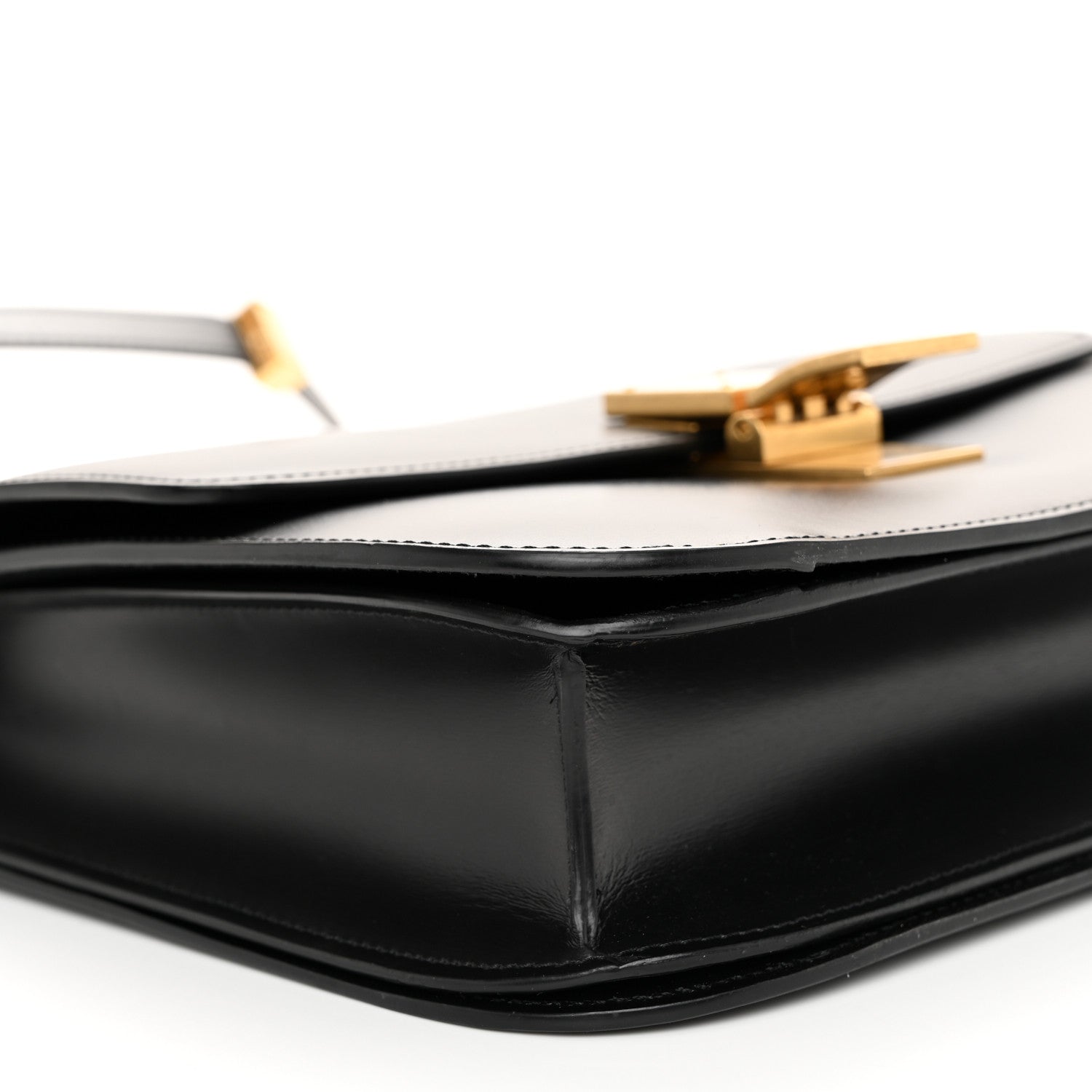 Celine Liege Calfskin Medium Classic Box Flap Bag Black 8 of 9
