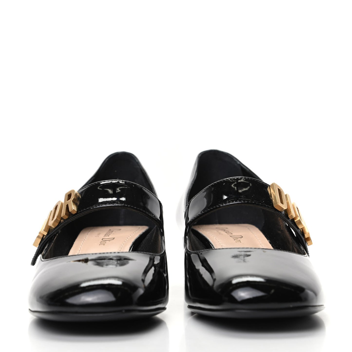 Patent Baby-D Ballet Pumps 39.5 Black