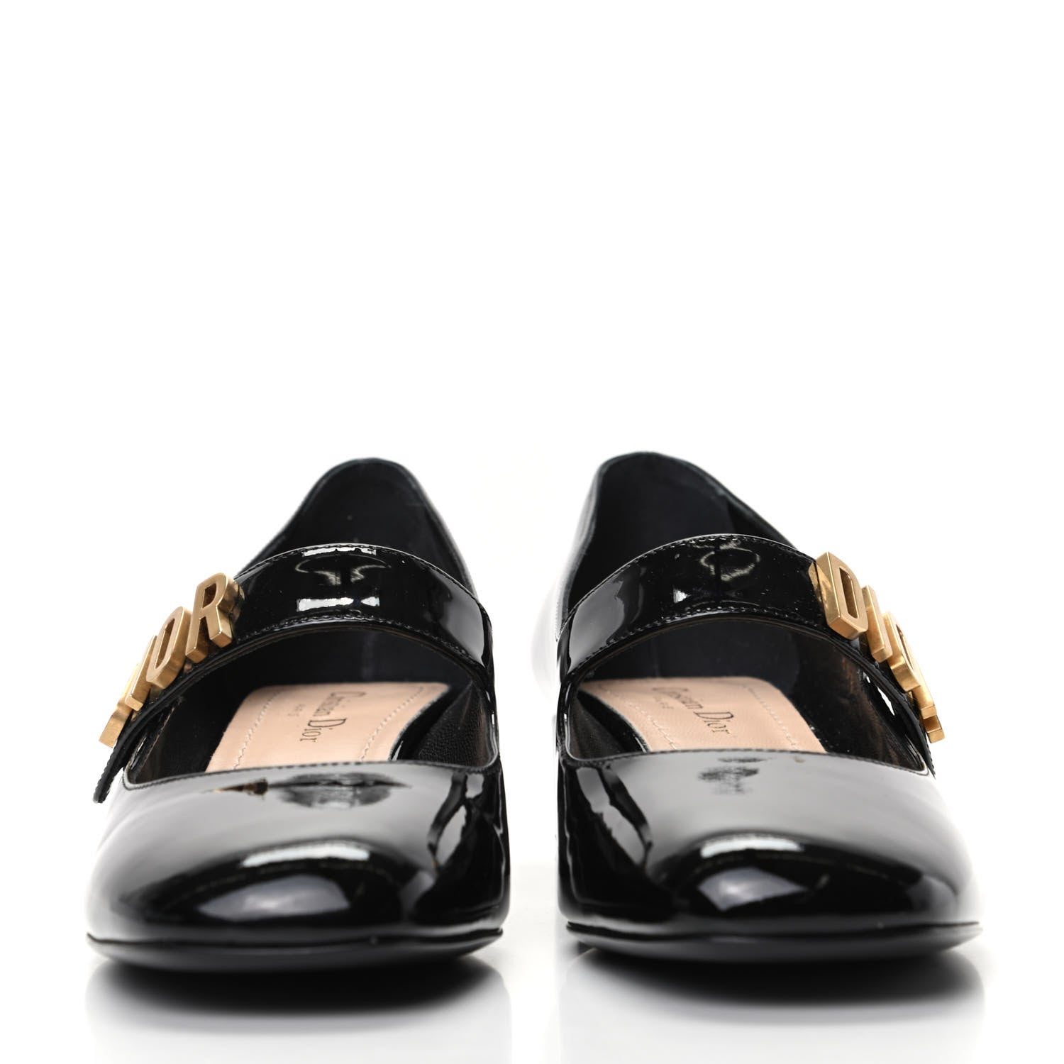 Christian Dior Patent Baby-D Ballet Pumps 39.5 Black 2 of 9