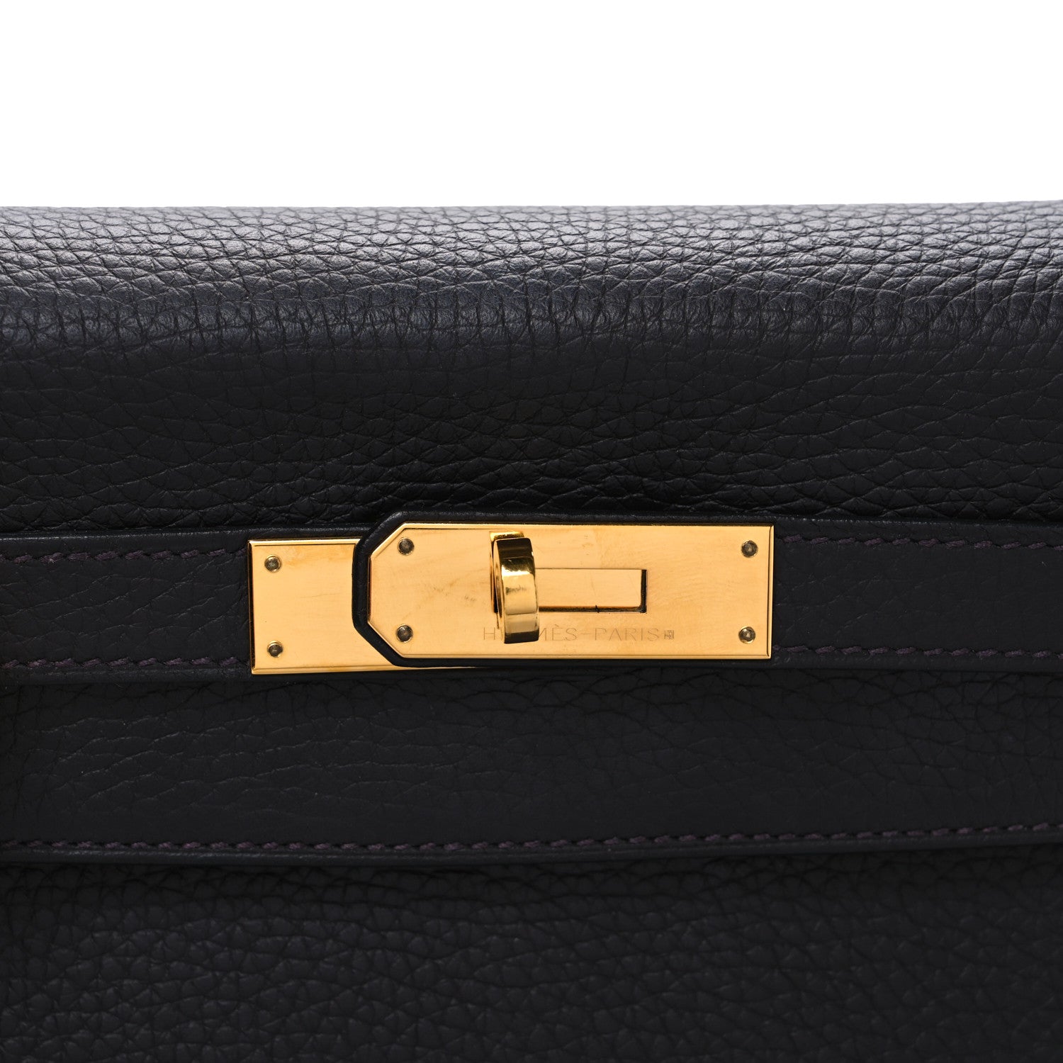 Hermes Togo Kelly Retourne 32 Raisin Prunoir 7 of 9