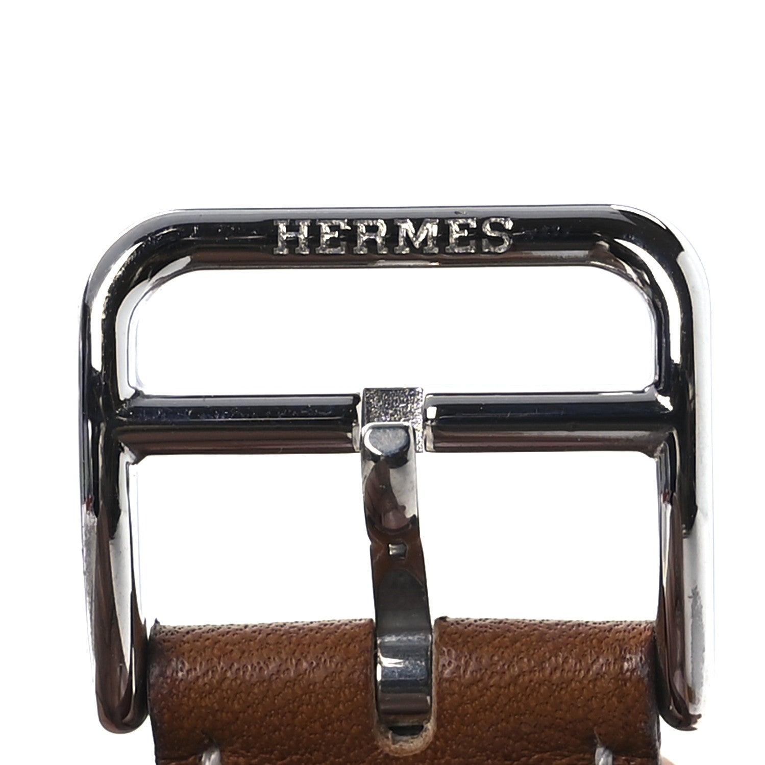 Hermes Barenia 42mm Apple Watch Single Tour Band Fauve 8 of 9