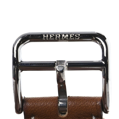 Hermes Barenia 42mm Apple Watch Single Tour Band Fauve 8 of 9