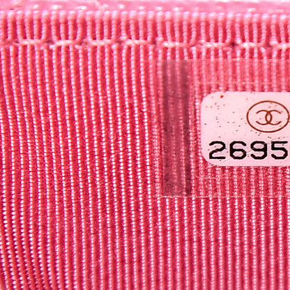Chanel Caviar Quilted Flap Card Holder Pink 8 of 12