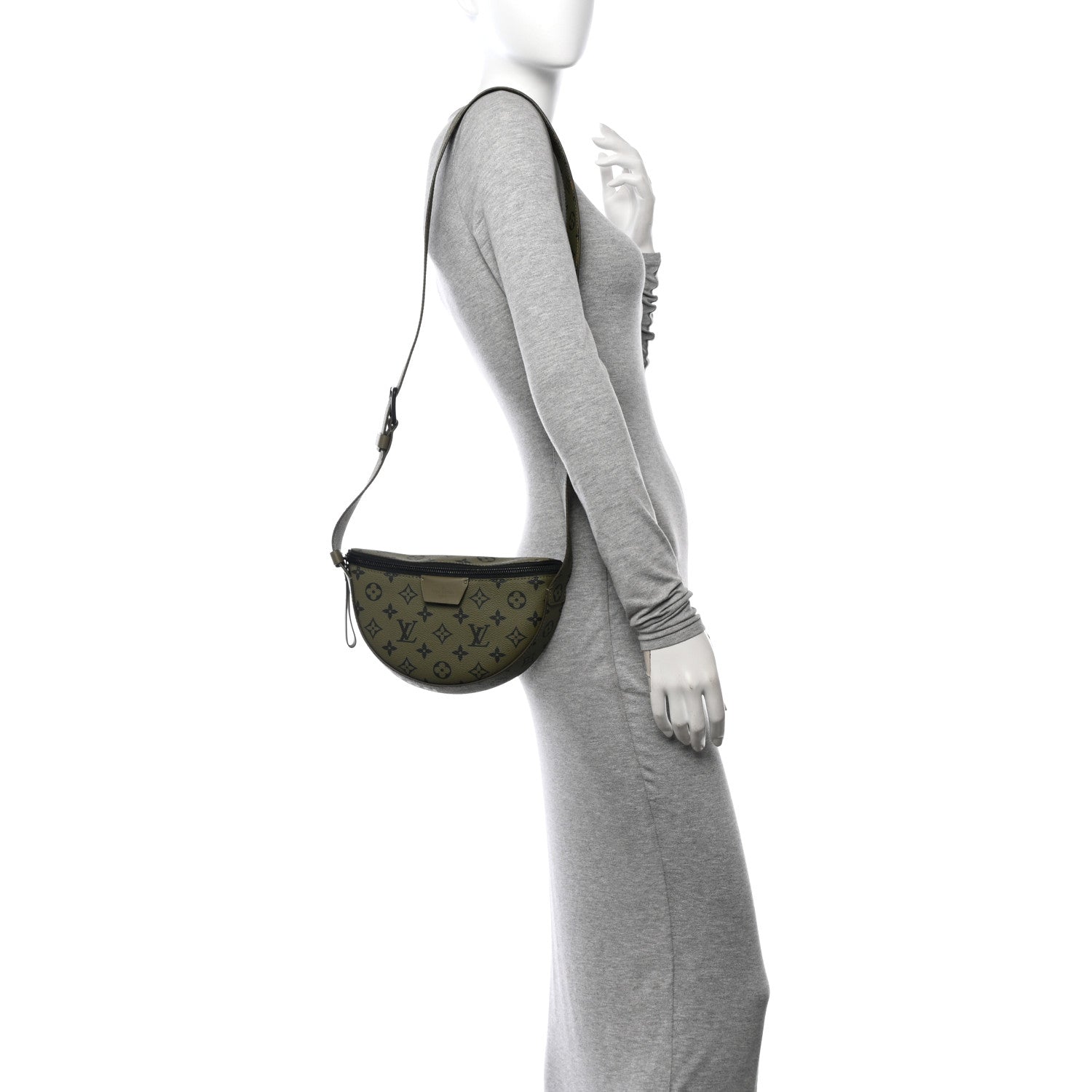 Louis Vuitton Monogram Eclipse LV Moon Crossbody Khaki Green 2 of 11