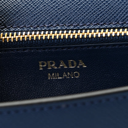 Prada Saffiano Chain Crossbody Bag Bluette 5 of 7