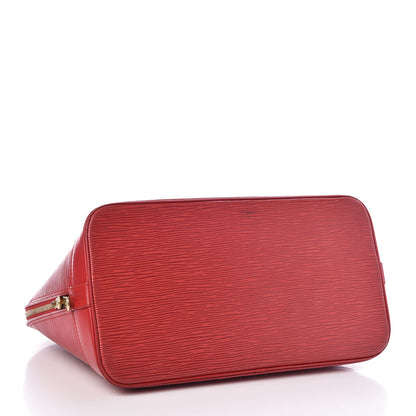 Louis Vuitton Epi Alma PM Castillan Red 4 of 10