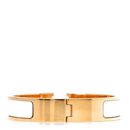 Hermes Enamel Narrow Clic Clac H Bracelet PM White 3 of 5