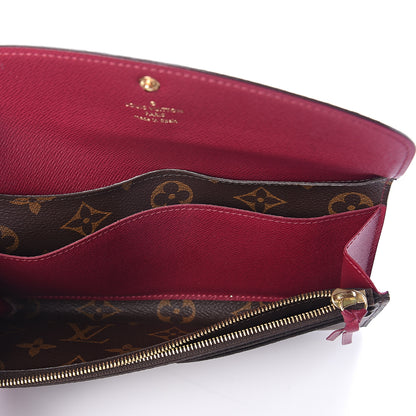 Louis Vuitton Monogram Emilie Wallet Fuchsia 4 of 5