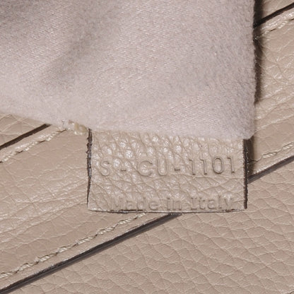 Celine Drummed Leather Shoulder Luggage Dune 7 of 9
