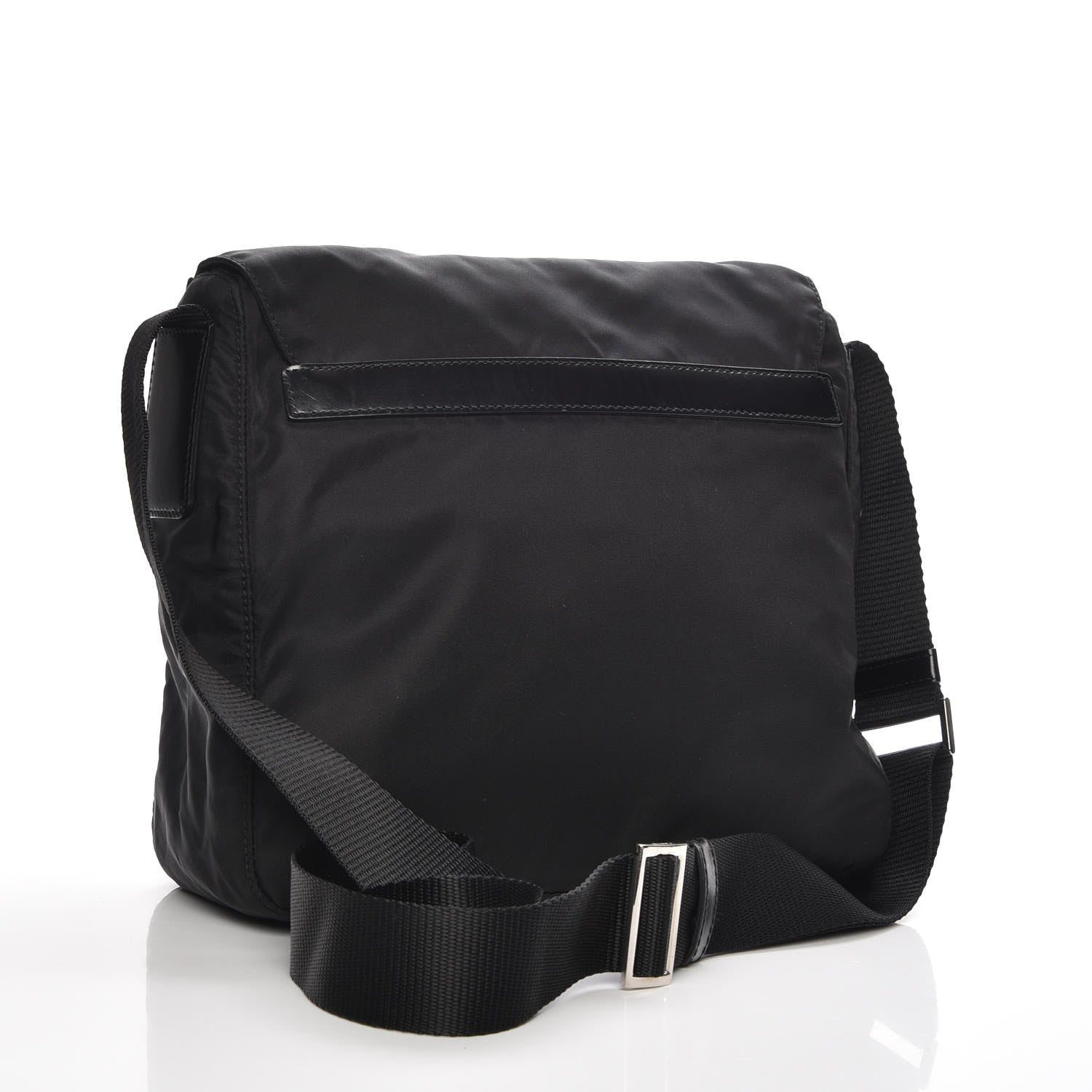 Prada Nylon Vela Messenger Black 3 of 7