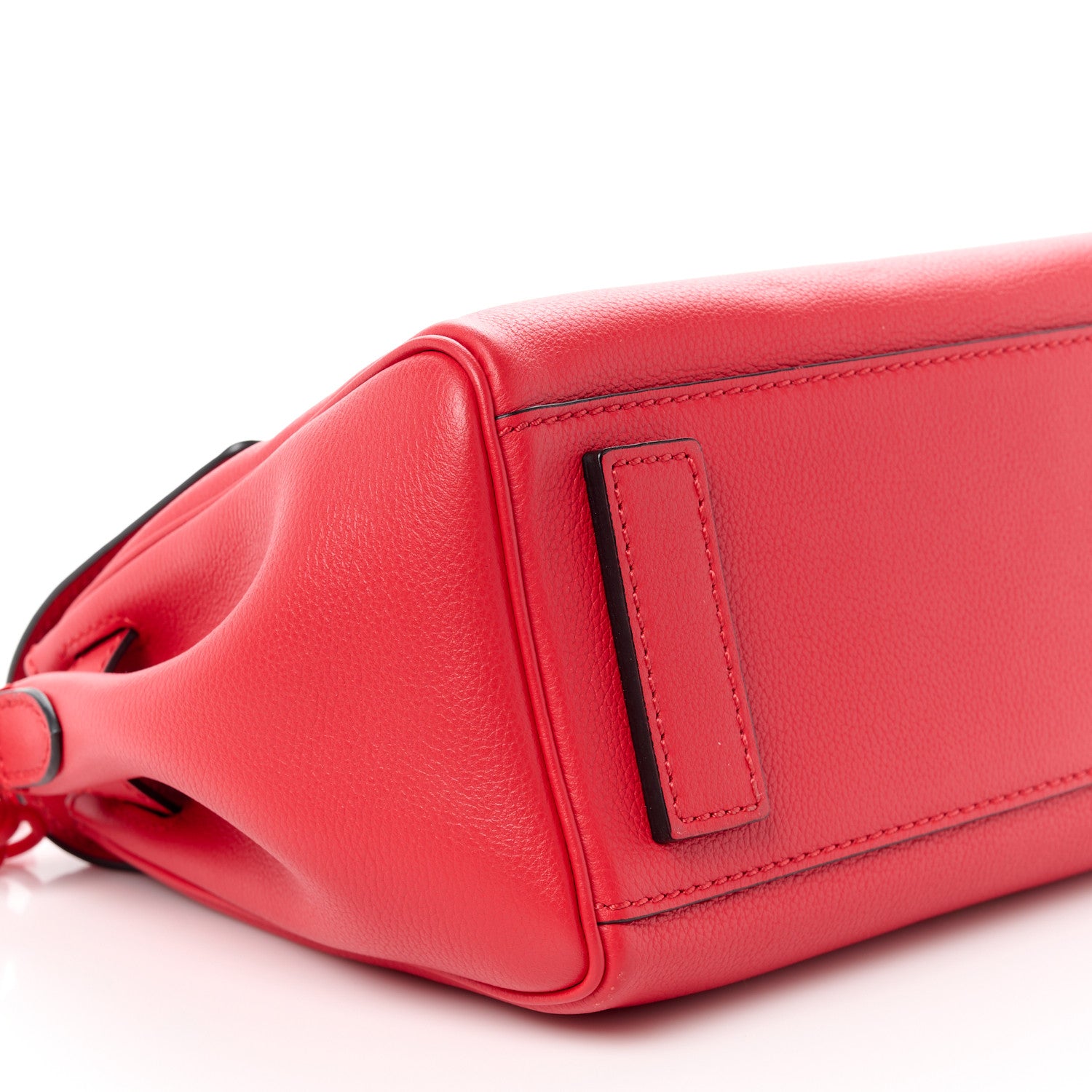 Versace Calfskin Medium La Medusa Top Handle Handbag Red 10 of 11