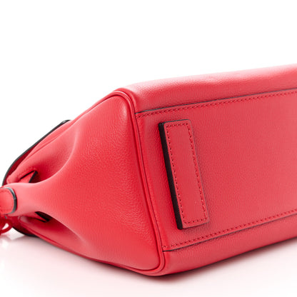 Versace Calfskin Medium La Medusa Top Handle Handbag Red 10 of 11