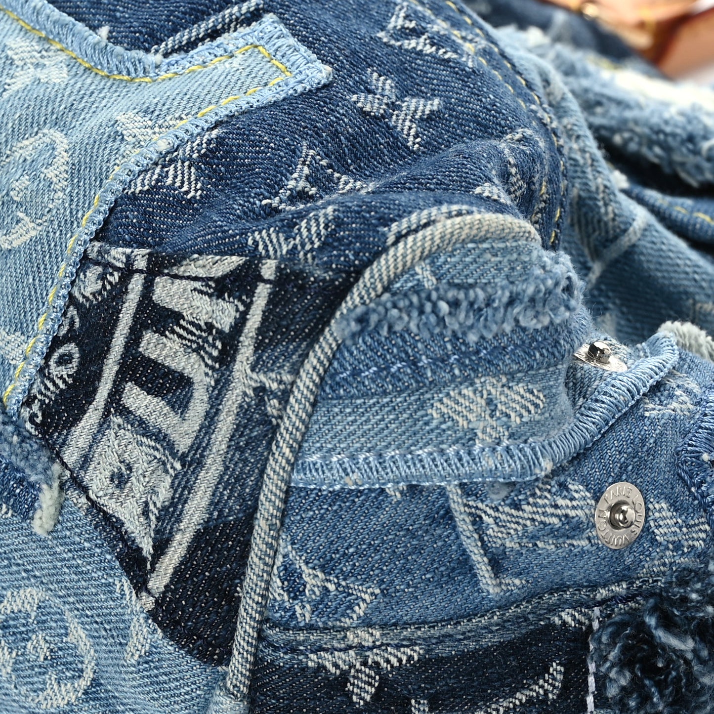 Denim Patchwork Speedy 30 Blue