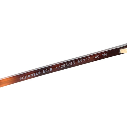 Chanel Acetate Round Sunglasses 5278 Tortoise 5 of 7