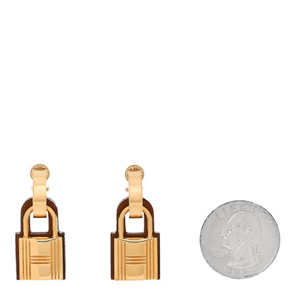 Hermes Gold Swift O'Kelly Earrings Gold 2 of 5