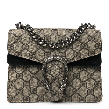 Gucci GG Supreme Monogram Mini Dionysus Shoulder Bag Black 1 of 10