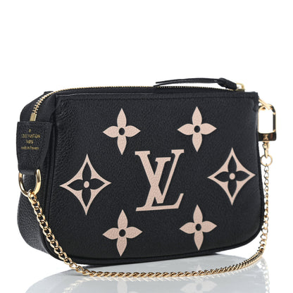 Louis Vuitton Empreinte Monogram Giant Mini Pochette Accessories Black 2 of 4