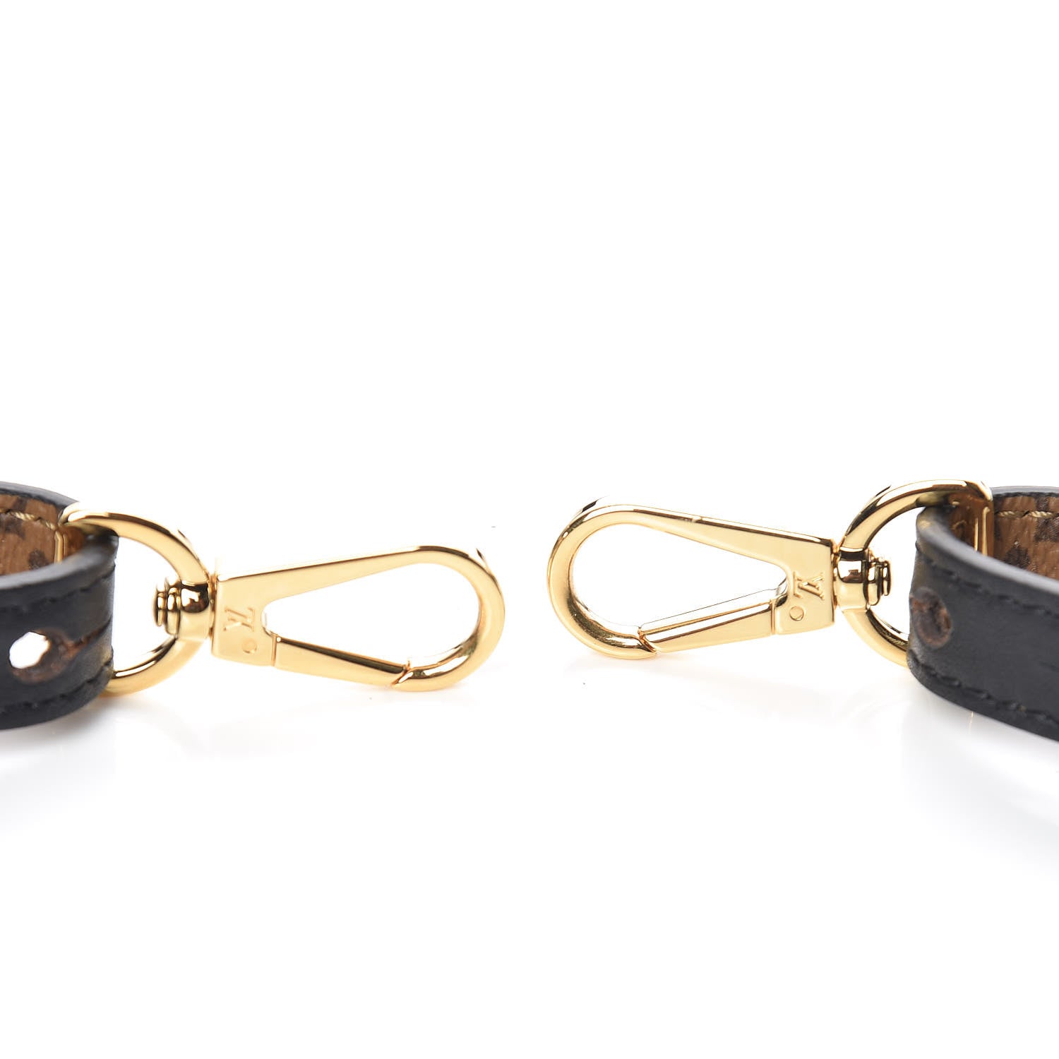 Louis Vuitton Reverse Monogram Bandouliere Shoulder Strap XL Black 4 of 4