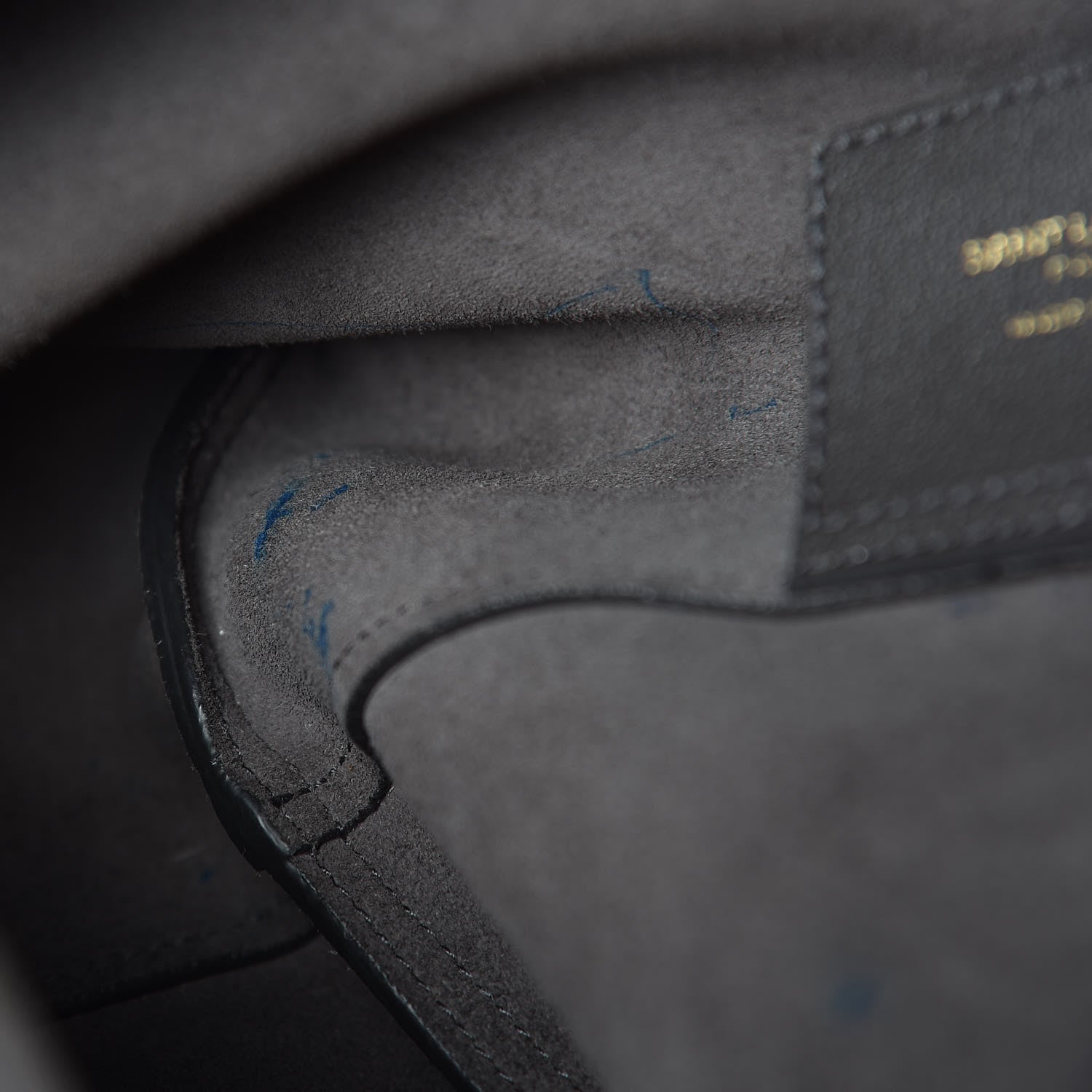 Saint Laurent Calfskin Large Shopping Tote Dark Grey 11 of 12