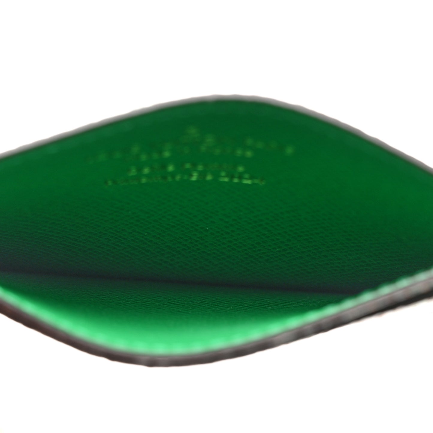 Damier Pop Porte Cartes Simple Card Holder Green