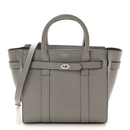 Mulberry Micro Classic Grain Small Zipped Bayswater Grey 1 of 10
