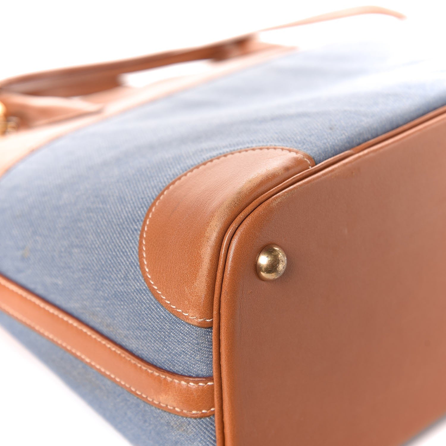 Hermes Veau Sikkim Denim Bolide 35 Gold 14 of 15